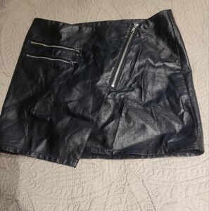 Bottoms burgundy red black pleather